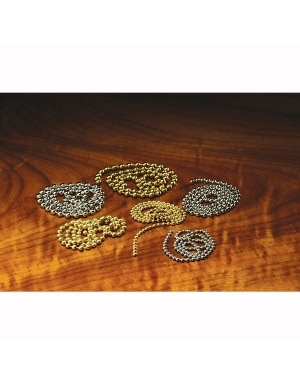 Hareline Dubbin Bead Chain Eyes in Black